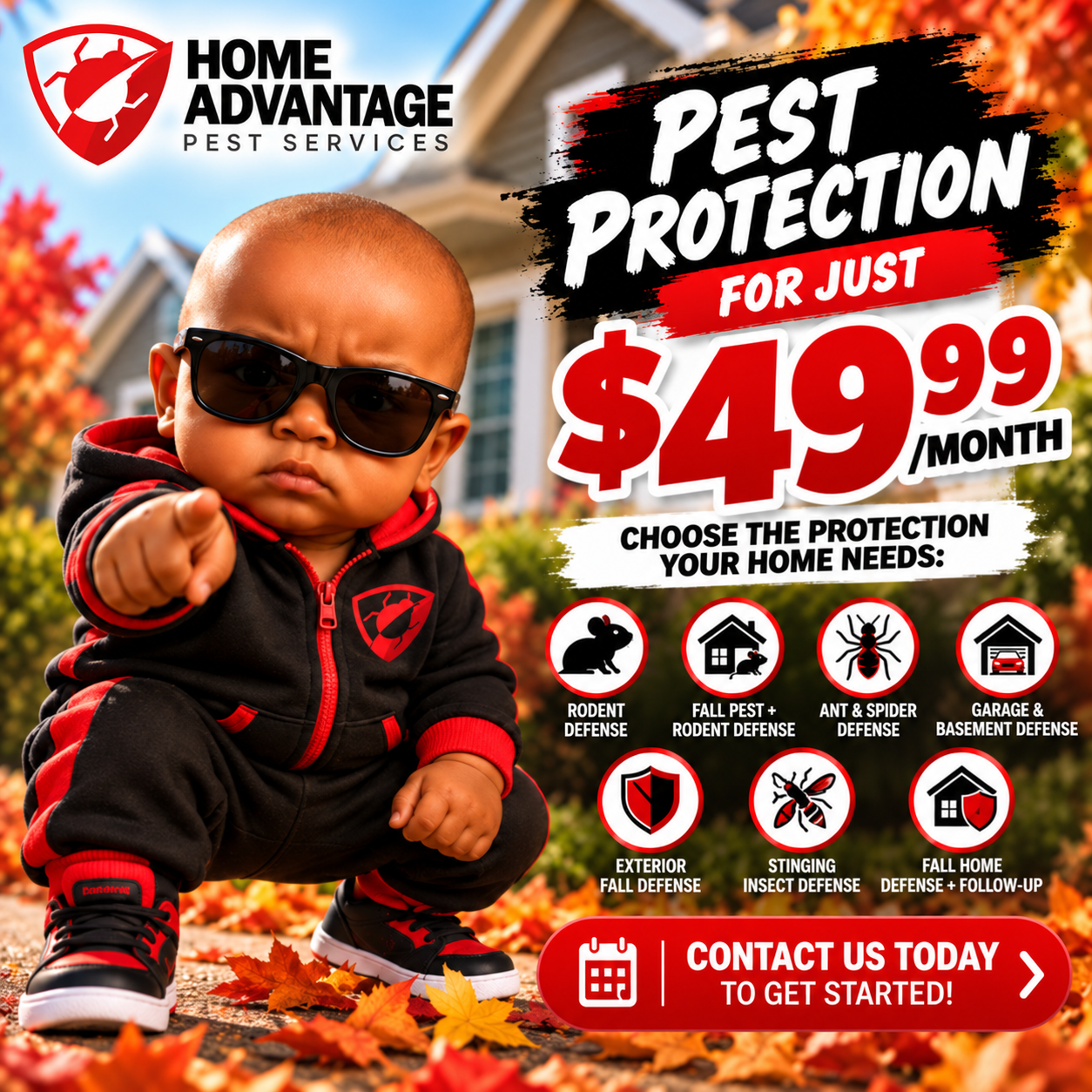 Home Advantage Pest Services – Pest Protection for just $49.99/month